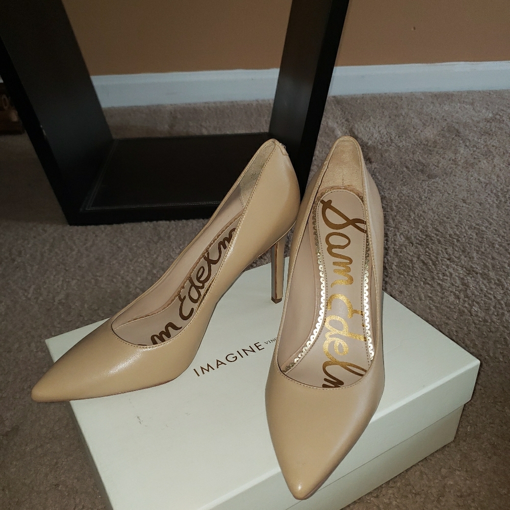 Sam Edelman nude pumps brand new!! Leather
